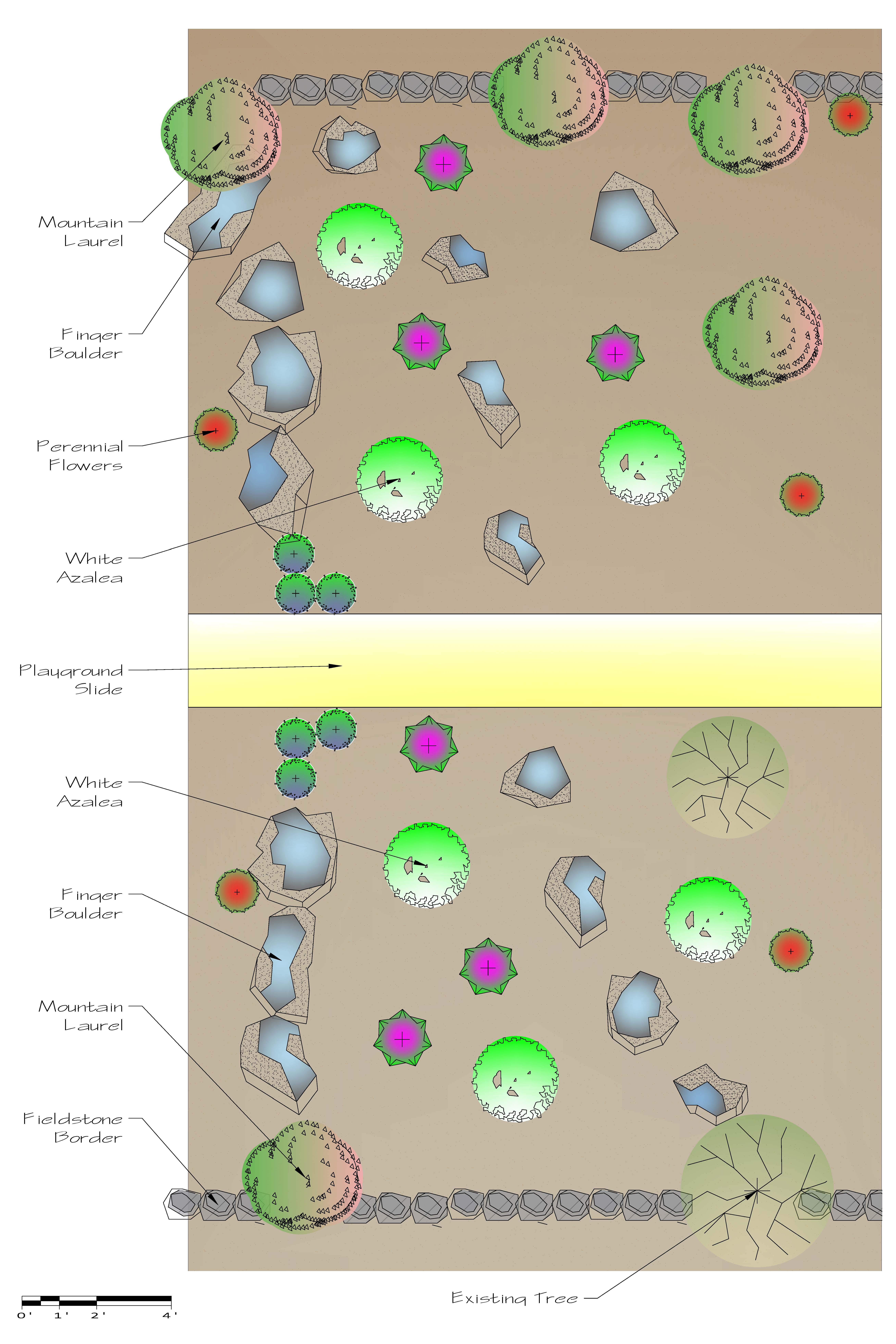 Lake Meadows - Slope + Slide Area