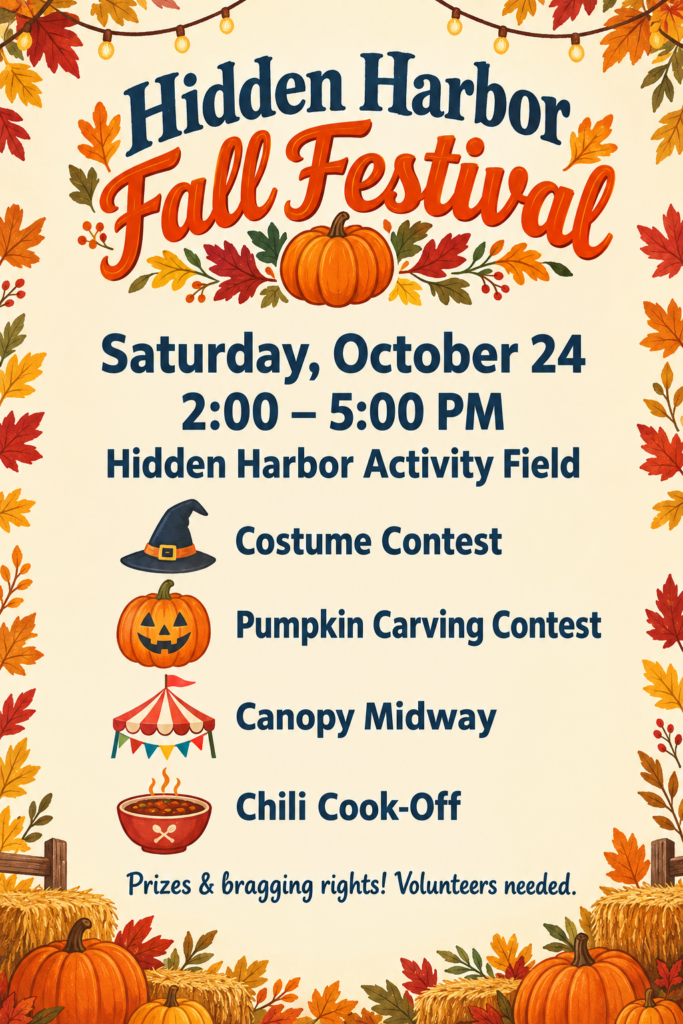 Hidden Harbor Fall Festival