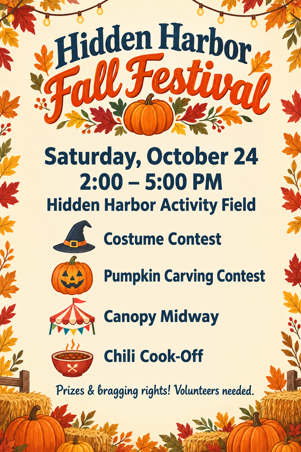 Hidden Harbor Fall Festival
